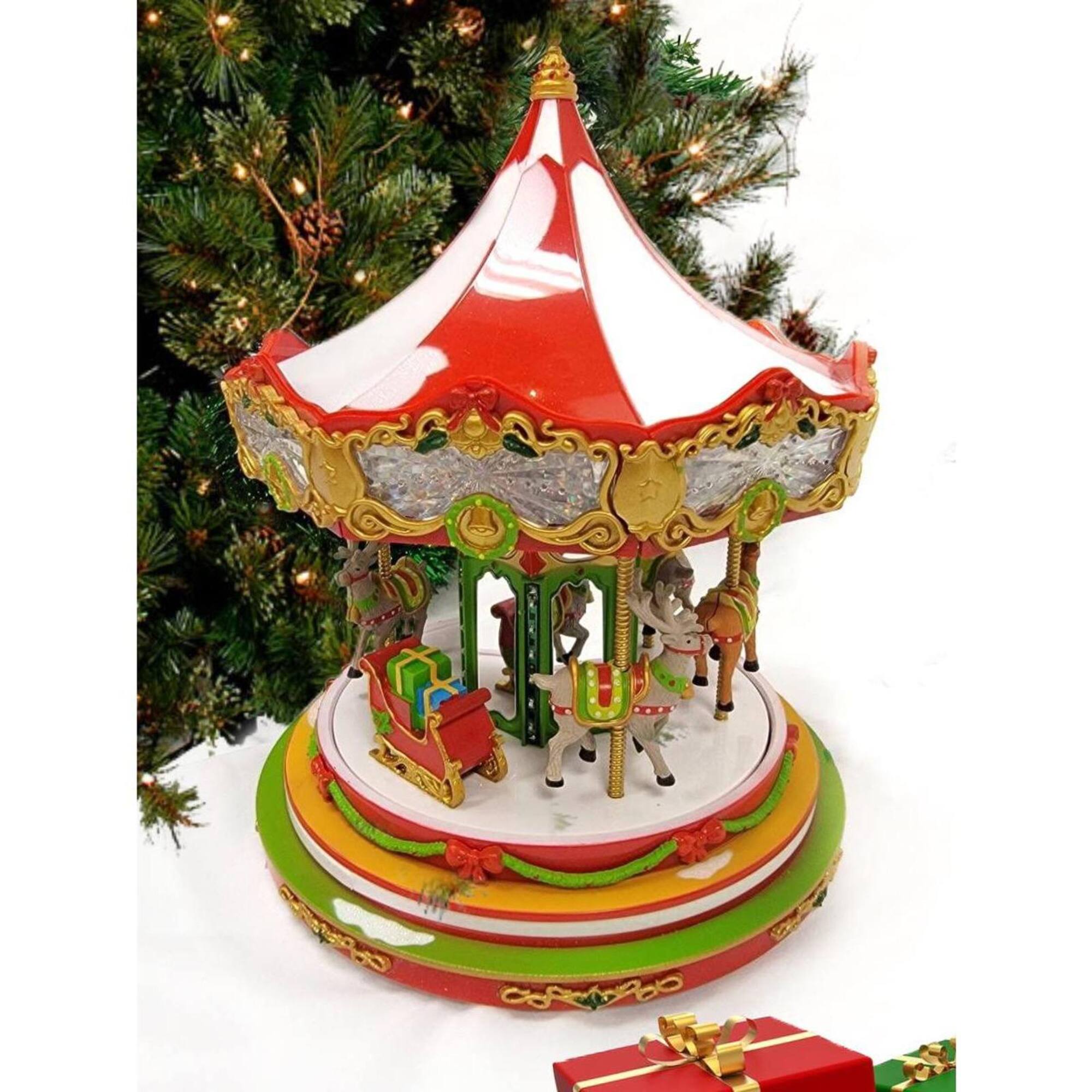 Wizardi Christmas Carousel Tabletop Decoration